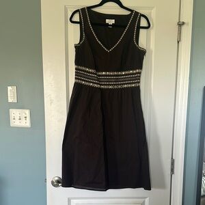 Elegant Black Dress with Embellishments